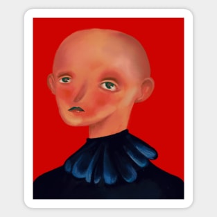 Bald boy from a dark tale Magnet